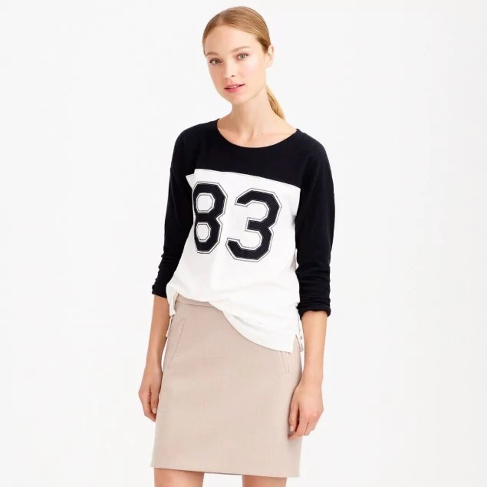 J Crew 83 Football Loose Fit T-shirt